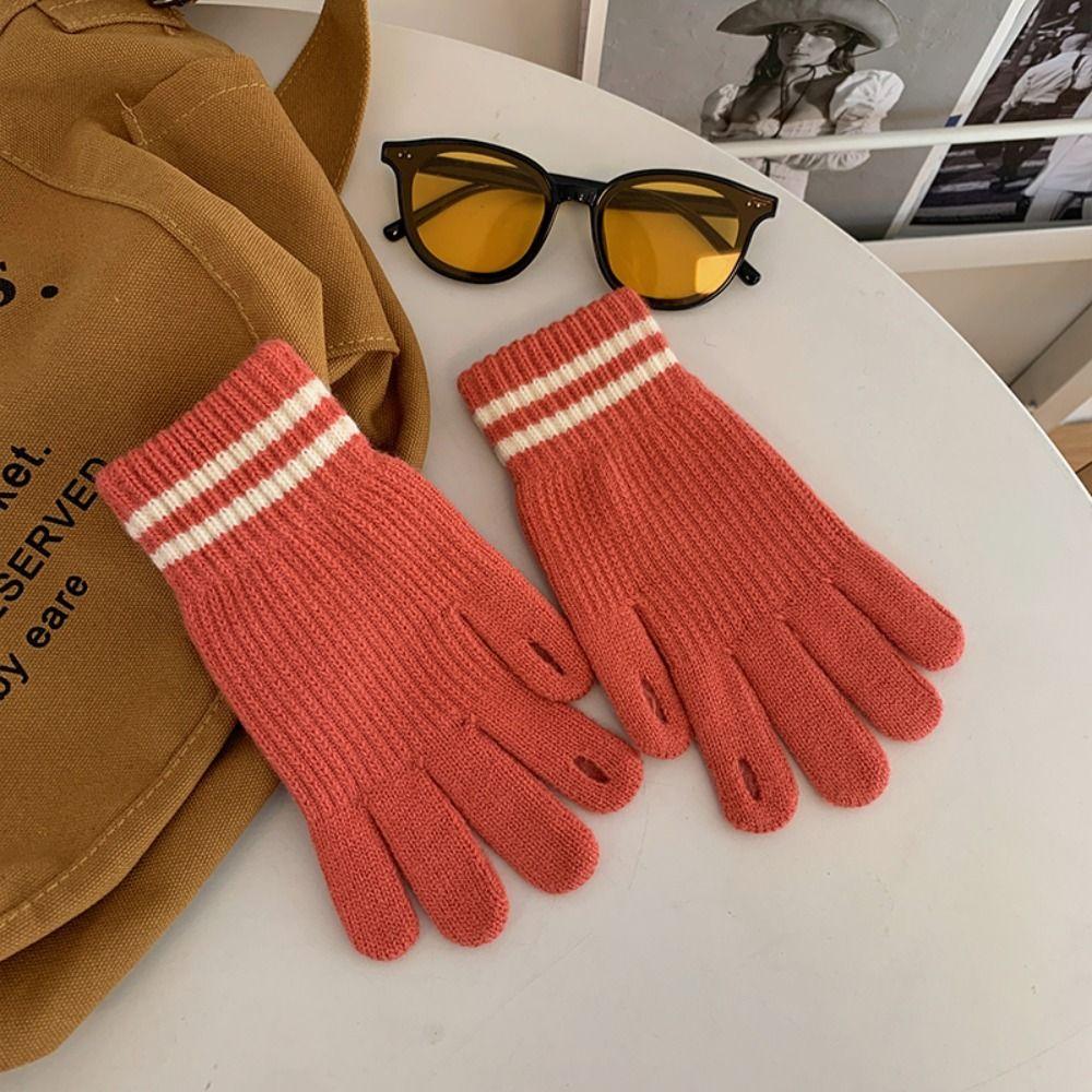 Driving Gloves  Gloves Knitted Cashmere Gloves Winter Wool Mittens Female Gloves