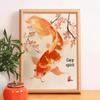 Auspicious Koi-Themed Desktop Photo Frame & Decorative Painting