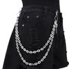 Fashion Versatile Punk Metal Pants Chain Hip Hop Spider Web Pendant Jeans Chain Multilayer Pants Decoration Waist Chains Gifts