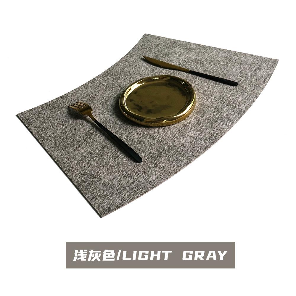 

30*45CM Leather Dining Table Mat Round Table Household Dining Table Mat Hotel Restaurant Waterproof Oil-proof Heat-insulating 50cm 30cm