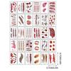Halloween Fake Temporary Tattoos Stickers Long-standing Body Art Face Jewelry Festival Accessories