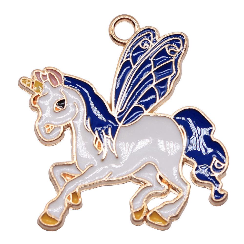 Charms Flamingo Mermaid Enamel Pendants Wedding Jewelry Findings QC054