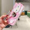 Crossbody Cat iPhone 17 Series Case: Makeup Mirror & Stand Combo