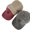 American retro washed old ripped baseball cap women's spring and summer versatile big head circumference sun protection sunshade cap