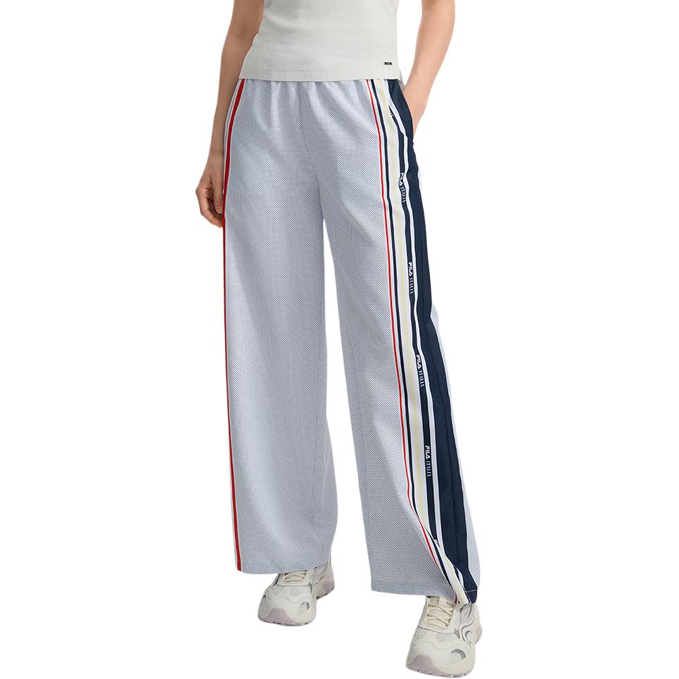 Fila Smaragd Trendige Vielseitige Gestreifte Lässige Hosen Damen Unterteile F11W534807F-ZA