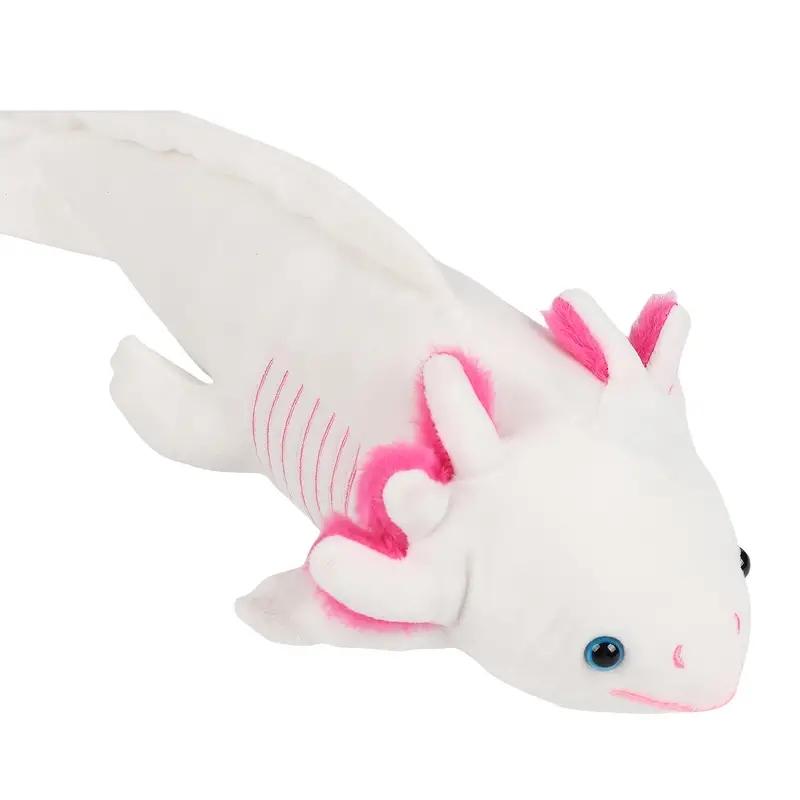 Peluche Axolotl Kawaii da 42 cm Morbido Peluche Salamandra Dinosauro Esagonale Peluche Giocattolo Decorazione per la Casa Regalo di Natale per Bambini