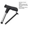 Stainless Steel Coconut Opener with T-Shaped Handle Universal Coconut Opener Tool for Young Mature Coconuts Rust-Proof Essential Kitchen Tool for
