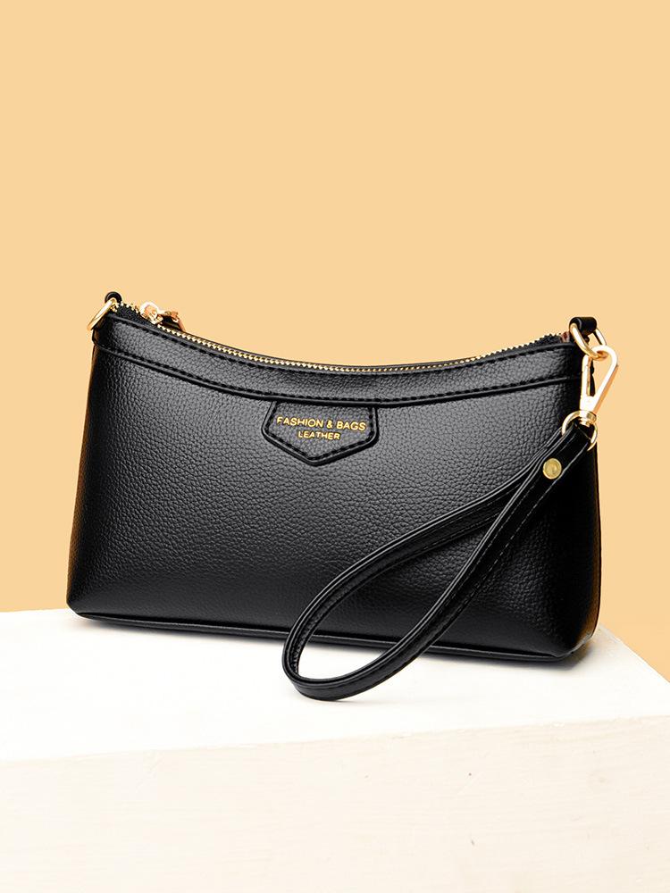 

Сумка через плечо женская нишевая высококачественная модная женская сумка через плечо с принтом Tide чёрный