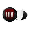 4pcs New Car Wheel Center Hub Cap Rim Cover Emblem Sticker For FIAT Abarth 500 Panda Bravo Punto Tipo Linea Ducato Freemont