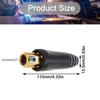 2Pcs Welding Cable Quick Connector Pair 200Amp-300Amp (#4-#1) 35-50 SQMM for Welder Machine Accessories