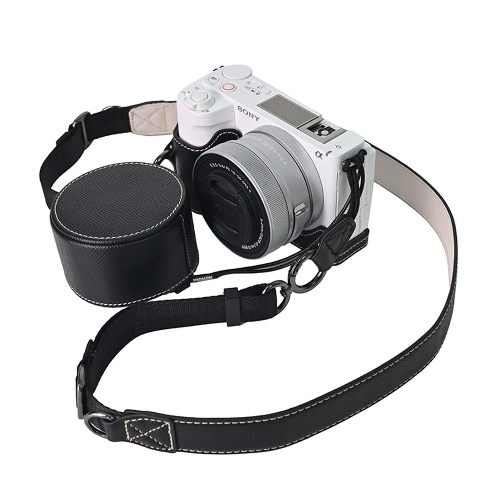 

Чехол для камеры VOVMOEYA для SONY ZVE10 II, корпус для Sony, защитный чехол для камеры из искусственной кожи с отверстием для винта, нижняя часть, замена батареи