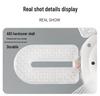 Modern Cross-Border LED Folding Leaf Lamp for Home Bedroom: E27 Screw Base, Crystal Design, Detachable Fan Blades