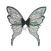 Fantasy Lightweight Fairy Wings Colorful Organza Sparkling Angel Wings Sparkling Durable Dress Up Wings for Women Girls