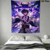 Code Geass Wall Tapestry Aesthetic Wall Hanging Printed Fabric Blanket Decorative Tapestries for Bedroom Living Room Home Decor
