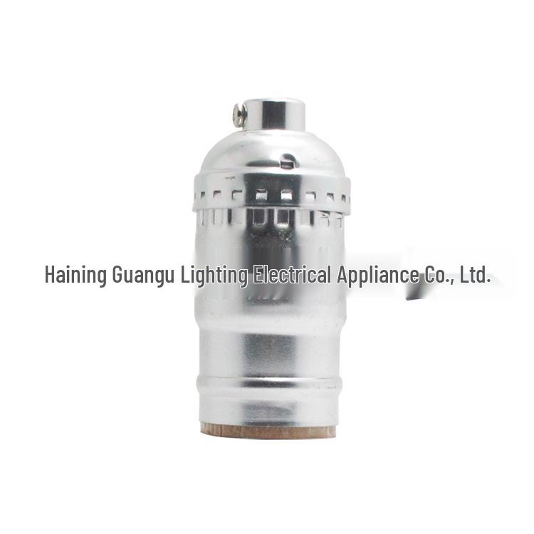 Vintage Edison E26 E27 Aluminum Knob Lamp Holder Socket for DIY Pendant Lamps