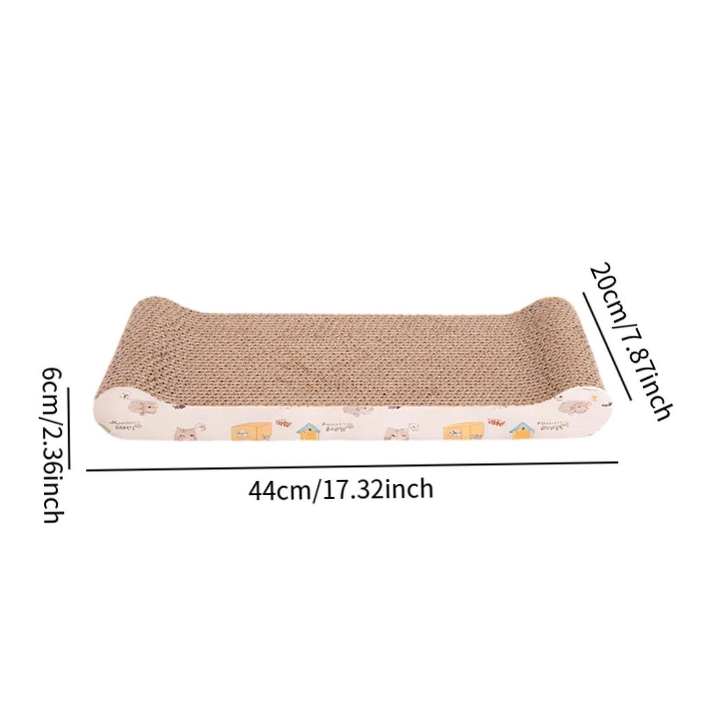 Cat Scratcher Board Lounge Bed, Multifunctional Scratching Kitten Sleeping Nest for Indoor