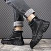 Martin boots autumn and winter thick-soled casual rhubarb boots velvet warm British style Korean version tooling boots