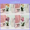 Orchid Plant Decor With Artificial Rain Flower For Home And Event Decoration