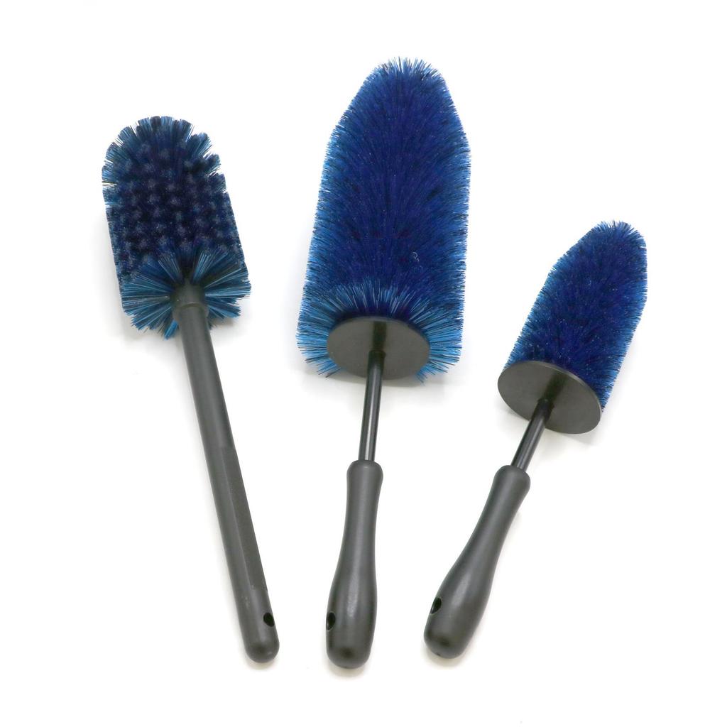 Wheel & Engine Bay Cleaning Brush Set - Car Tire & Detail Brush