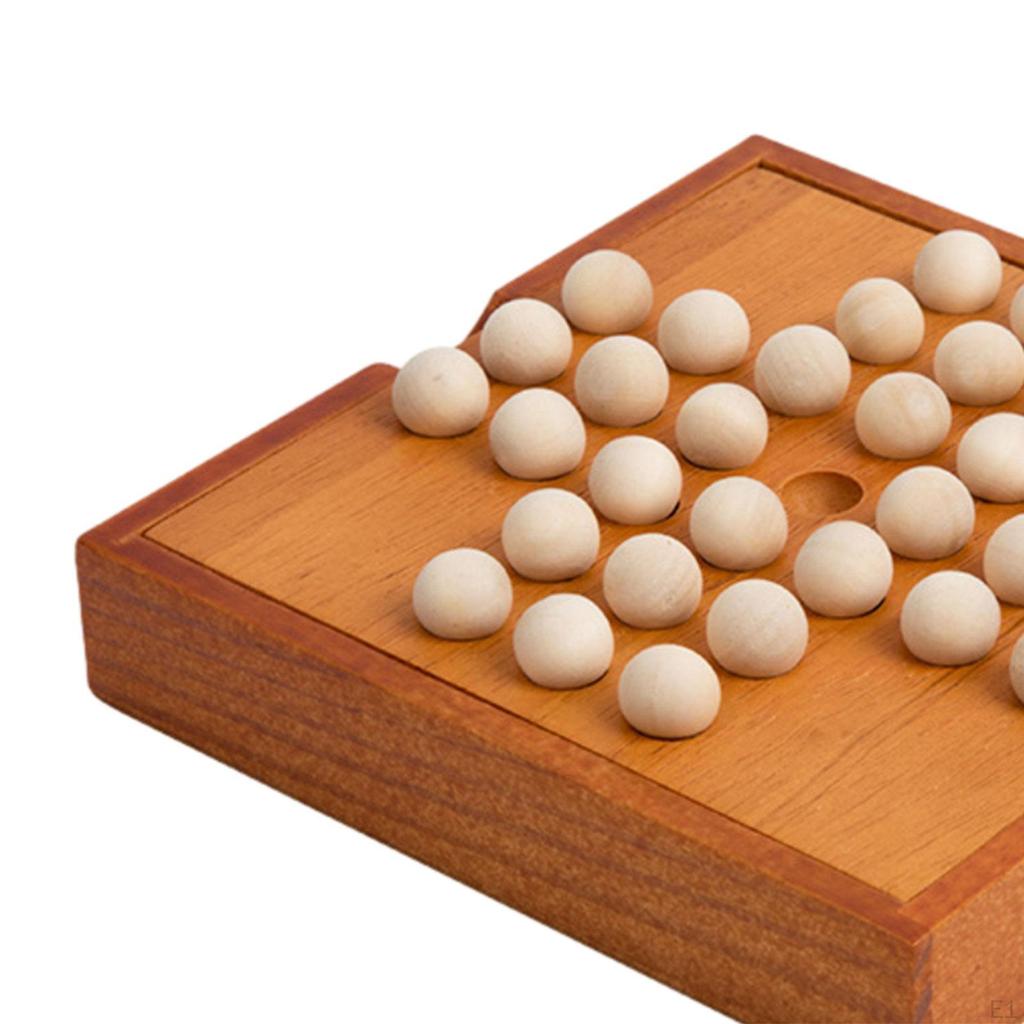 Solitaire Game Chess Toy Classical Table Top for Living Room Decor Kids