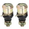 14mm Bolt Tie Rod Ends Ball Joints with Rubber Bushings Steel Alloy for 150cc 250cc Quad Dirt Bike