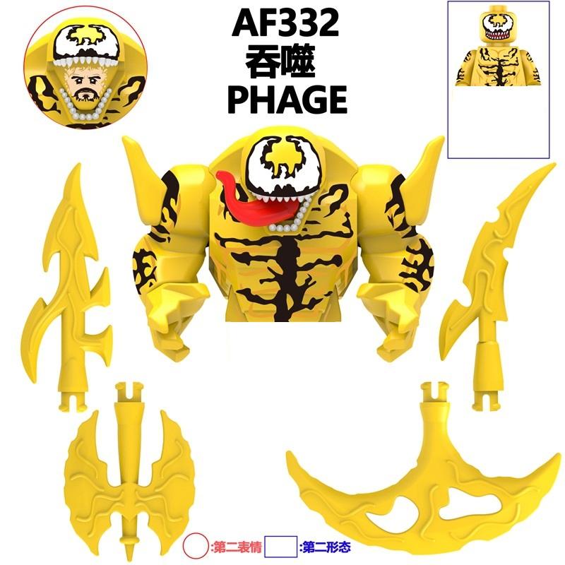 Disney Building Blocks Mini Model Characters Marvel Venom Assembled Mobile Doll Carnage Symbiotic Action Doll Birthday Gift