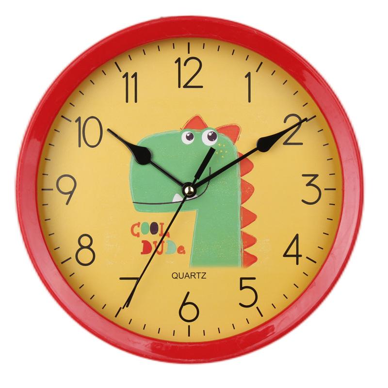 Super Silent Creative Wall Clock Cartoon Clock Wall Clock Cute Simple Home Living Room Children's Room Bedroom Wall Clock