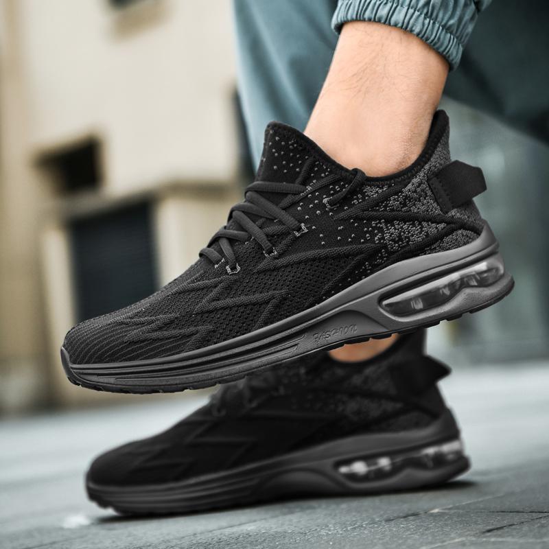 New 2024 Mens Running Shoes Breathable Outdoor Sports Shoes Lightweight Sneakers for Men Comfortable Athletic Training Footwear