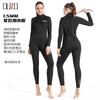 Factory 1.5mm Wetsuit Women's Long-sleeved One-piece Sun-proof Warm Cold-proof Surfing Suit