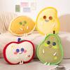 Cartoon Frucht Mango Zitrone Kissen Plüschtier Apfel Birne Puppe Heim Kissen Kissen Muppet Puppe