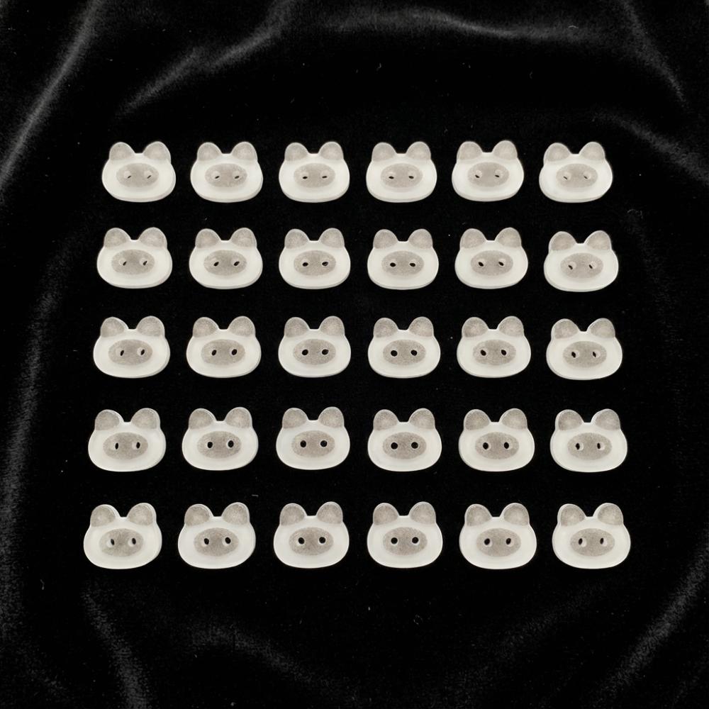 30pcs 12mm Kitty Buttons Creative Ginger Cat Buttons Calico Cat Buttons Clothes Accessories