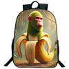 Funny Italian Brainrot Printed Backpack for Boys Girls Cappuccino Assassino Schoolbag Kids Bookbag Italian Brainrot Bags Mochila