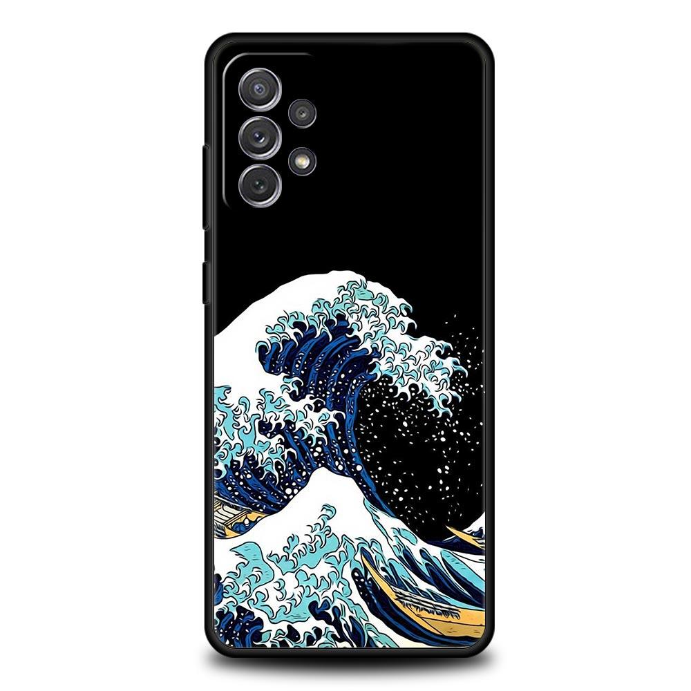 The Big Wave of kanagawa Phone Case For Samsung Galaxy A73 A53 A33 5G A13 A23 A21s A03 A11 A31 A41 A51 A52 A71 M21 M31 A01 Cover