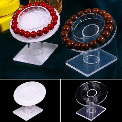 Fashion Acrylic Jewelry Bracelet Display Rack Necklace Bangle Organizer Stand  Jewelry Display Props