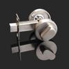 Bathroom Indicator Lock Commercial Keyless Door Lock Universal Barn Door Bolt Stainless Steel WC Toilet Door Lockset Knob