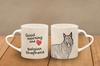 Belgian Shepherd Dog, Belgian Sheepdog I - cup with a dog, adorable cup with a heart-shaped handle, universal gift from the Art-Dog brand