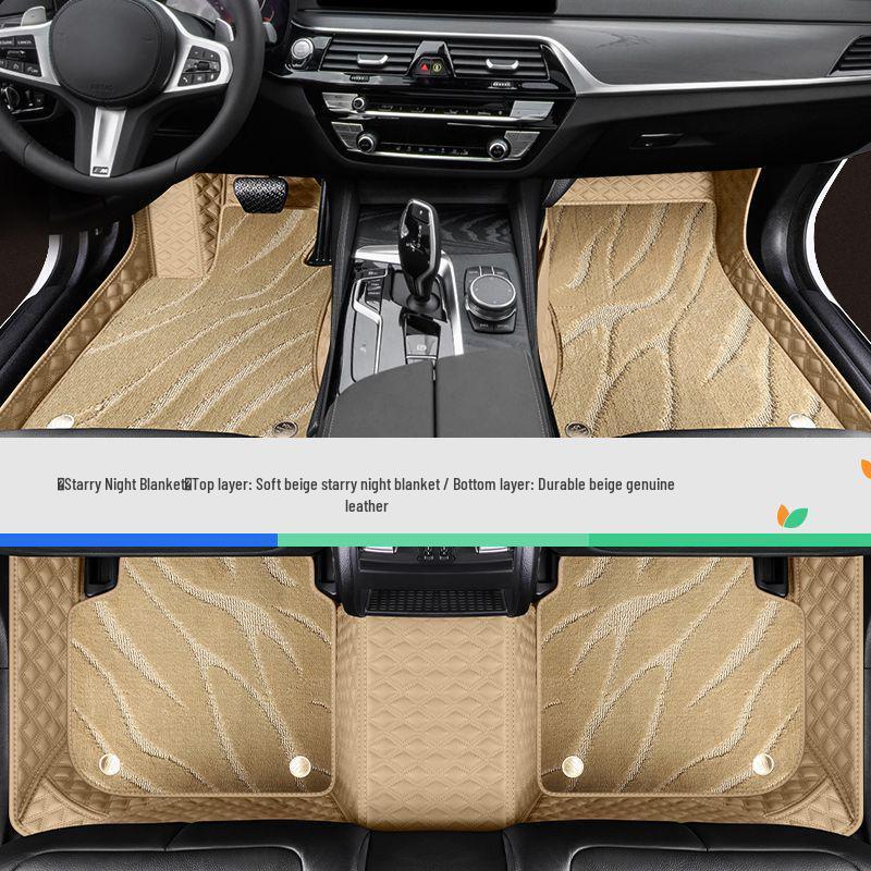 Beijing BJ40 Starry Sky Carpet Loop Pile Car Mats - Non-Slip & Wear-Resistant for Models 14-26.