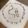 Luxury Splicing Chain Bracelet for Women, Exquisite Elegant Multicolor Crystal Adjustable Bracelets Fashion Jewelry