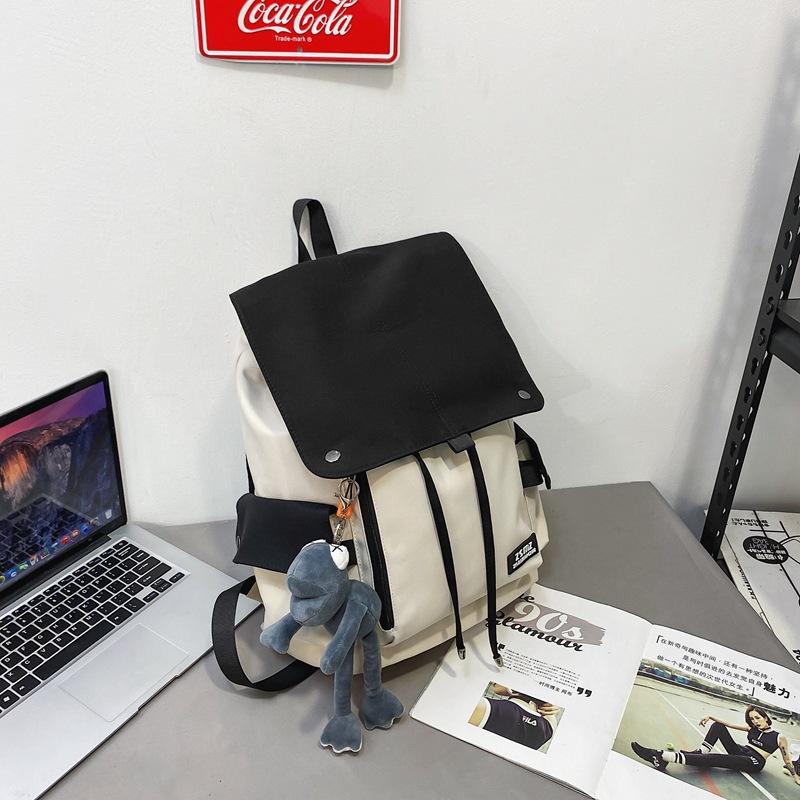 Campus school bag male college students simple and versatile large-capacity travel bag lightweight female high school students computer backpack tide