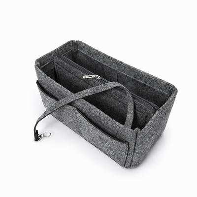 Cireneon Bag-in-Bag, Multi-Pocket Design, Lightweight Felt Material, Large Capacity, Inner Bag for Commuting, School, and Travel (Gray)