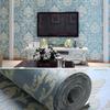 10M Luxury European Style Non-woven Wallpaper TV Background Decor Classic 3D Embossed Paper Wall Roll Wallcovering Upholstery