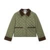 ELLE KIDS Girls' Retro Barn Style Quilted Winter Jacket