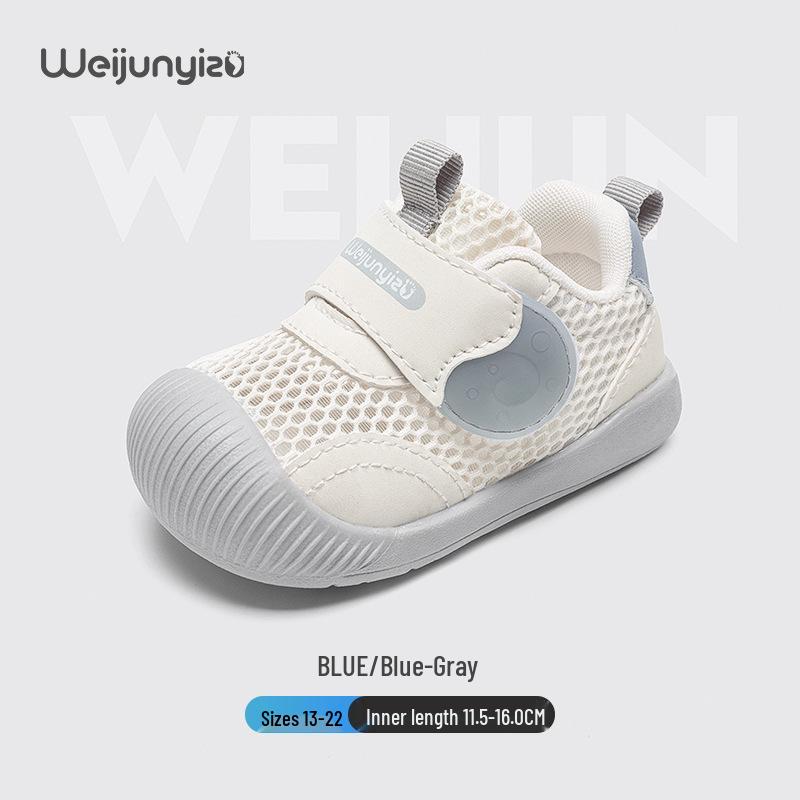 Summer Mesh Breathable Toddler Sandals - Boys & Girls, Soft Sole, Ideal for One-Year-Olds