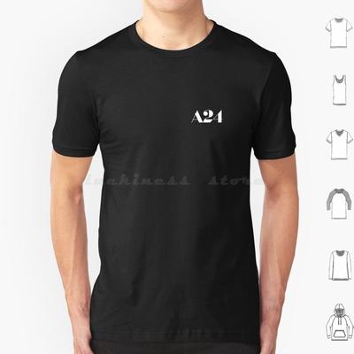 A24 White Logo T Shirt 6xl Cotton Cool Tee A24 Movies Films