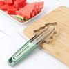Watermelon Cutter Stainless Steel Fruit Slicer Tool Multipurpose Mango Pineapple Cantaloupe Cutter Easy Clean Food Safe Kitchen Gadget for Camping