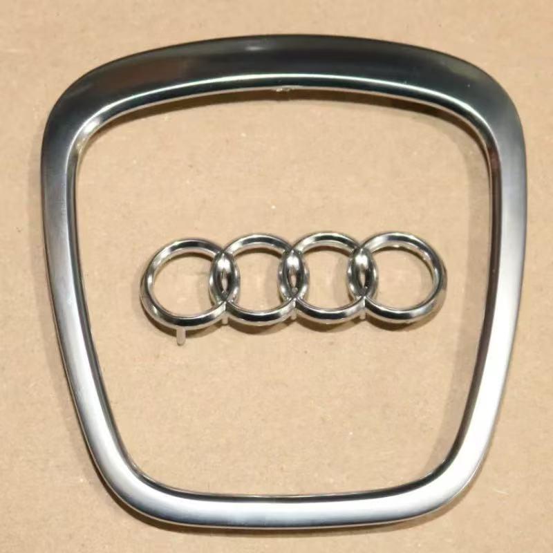 Kompatible Ersatz-Lenkrademble in mattem Silber für die Modelle A4L, A6L, A7, A8L, Q3, Q5, Q7.