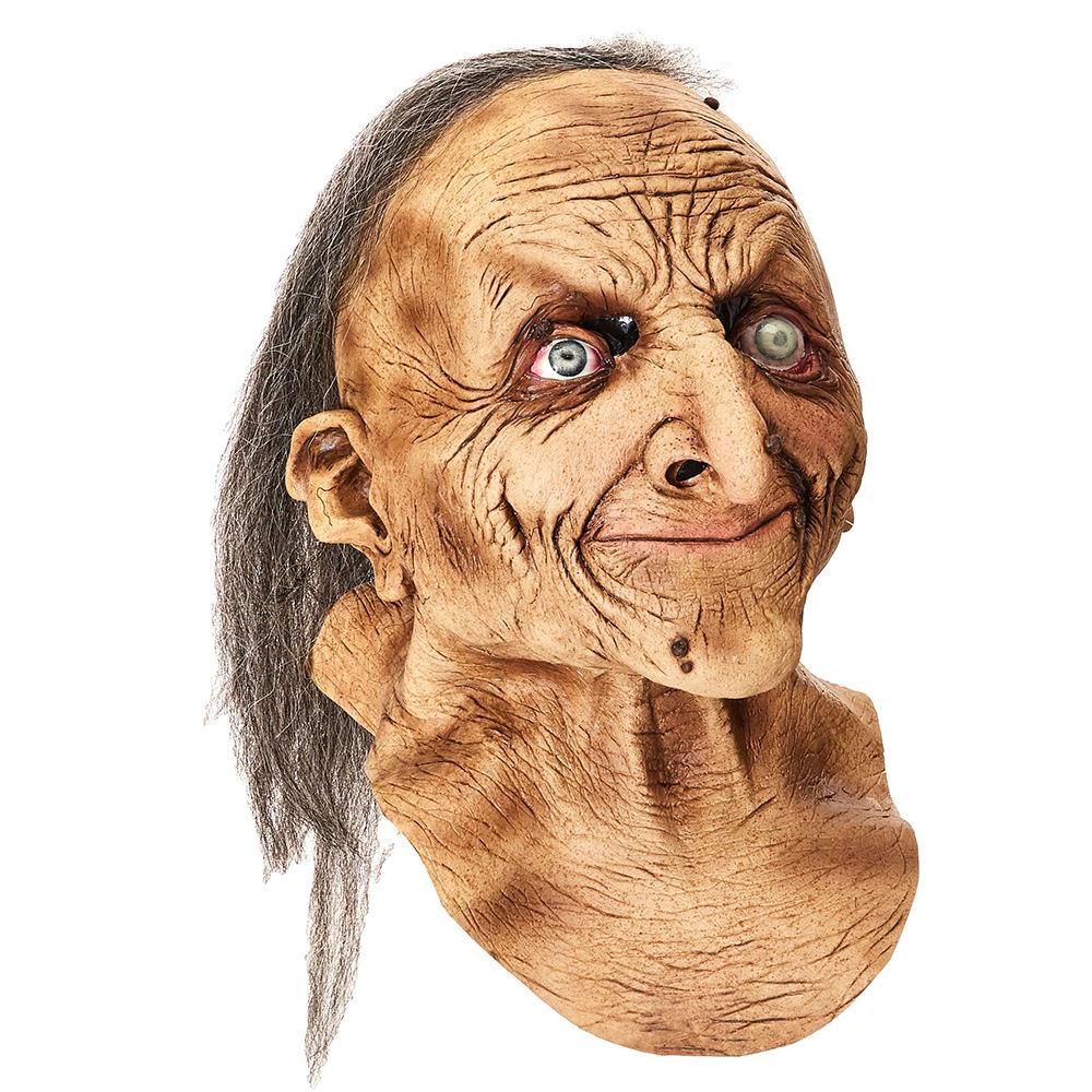 Scary Witch Latex Mask for Halloween Masquerade & Party