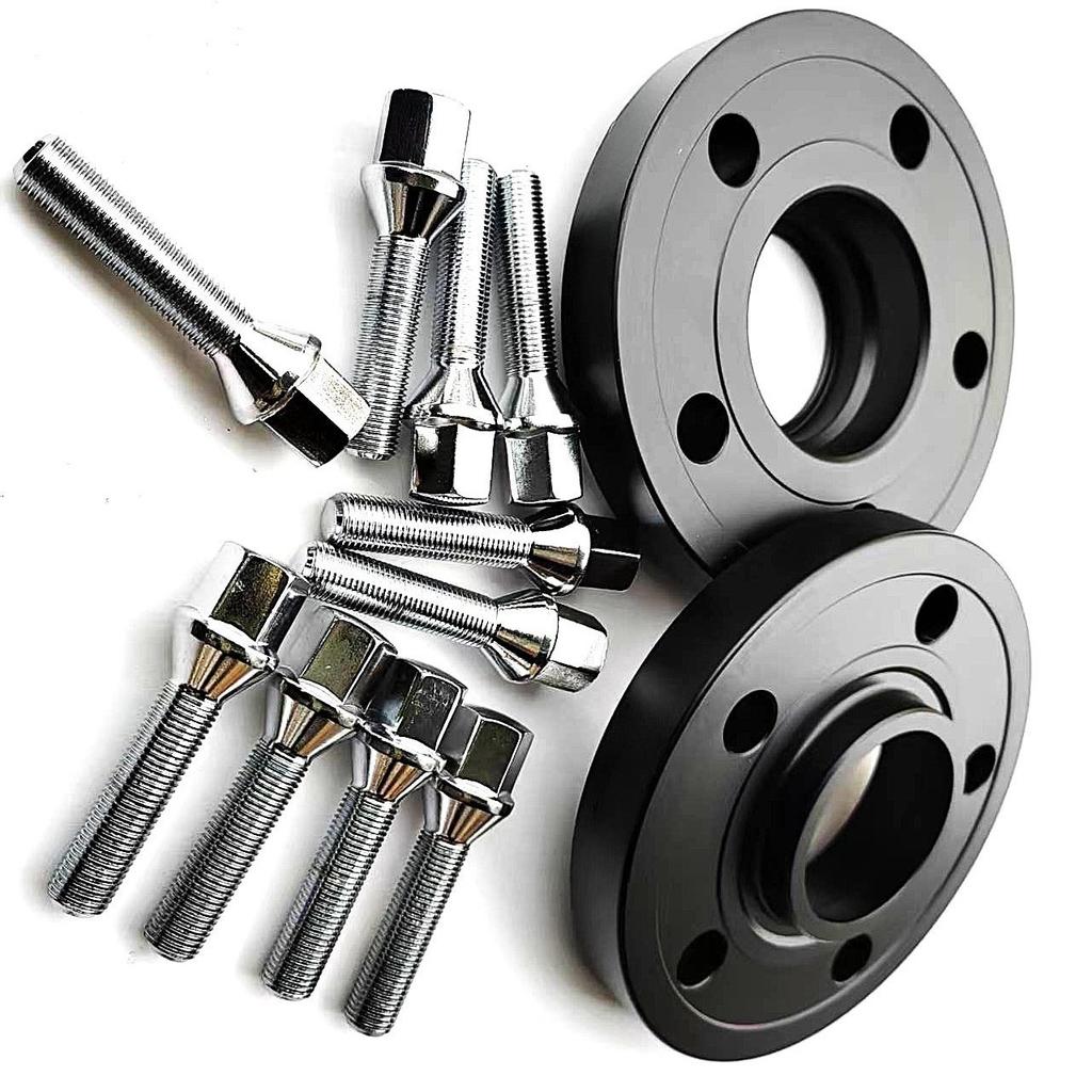 2x 25mm Hubcentric Wheel Spacers 5x4.5/5x120 72.6mm CB M12x1.5 Cone Bolt for BMW e36 compa e60 E61 545I e90 M3 e46 325ci Tire Chucks 1
