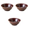 Set of 3 Chrysanthemum Candy Small Bowls X Banko Ware Earthenware Banko Setomonohonpo [13 5cm] Pots, Ware,