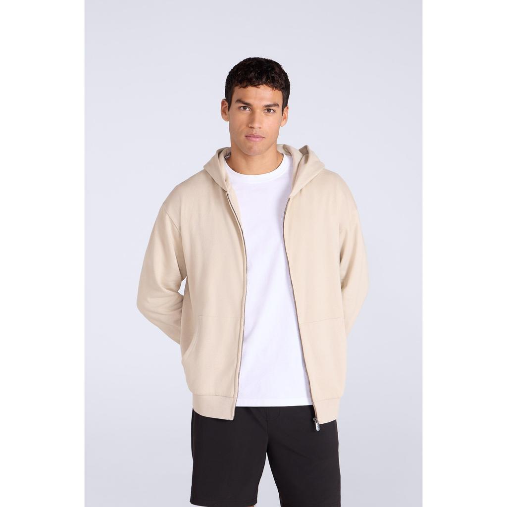 Animal Mens Icon Logo Full Zip Hoodie